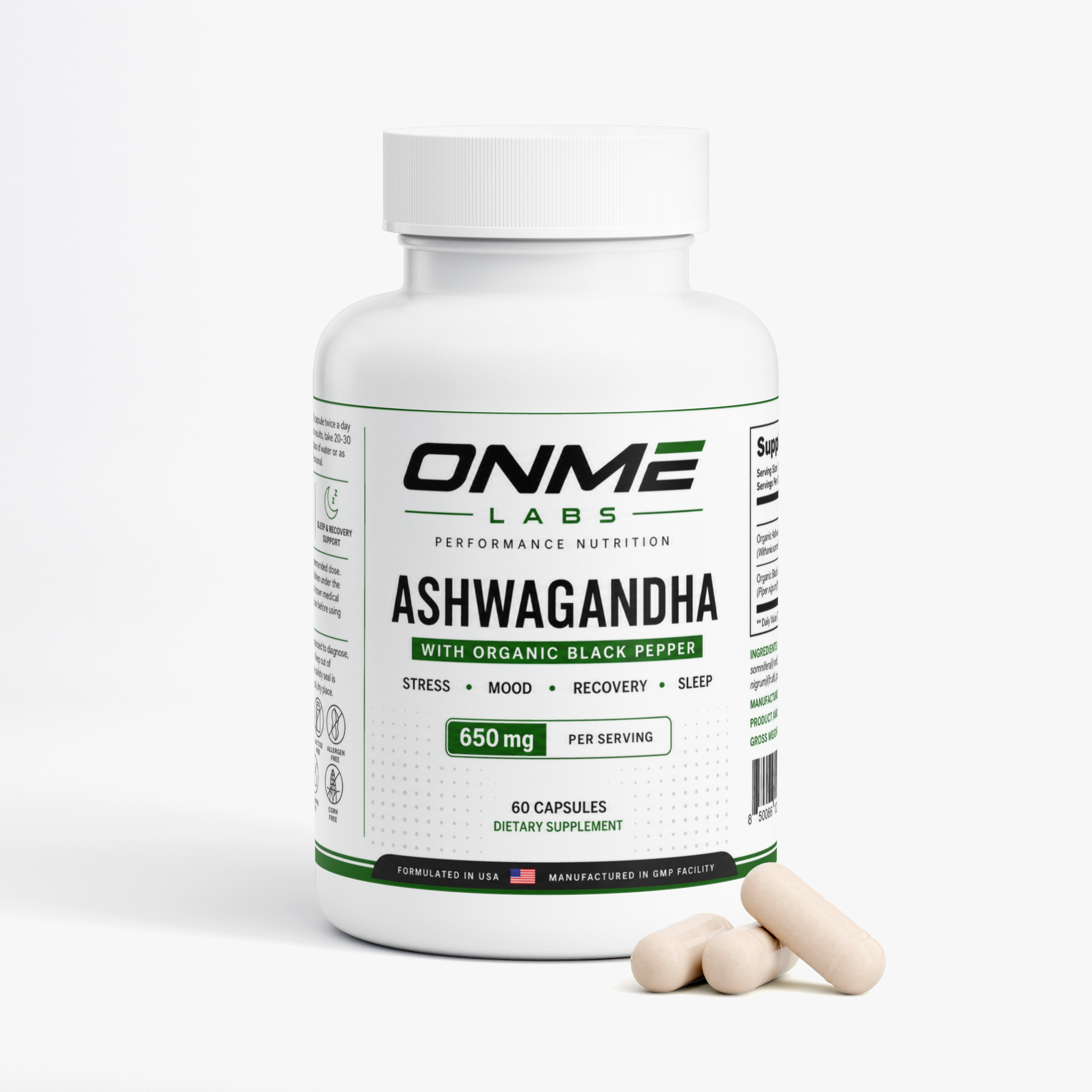 ONME Labs Ashwagandha Tablets